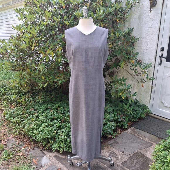 Size 12 Willi Smith grey sheath dress - Picture 1 of 2